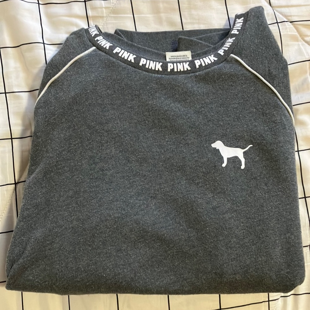 PINK grey crewneck size medium